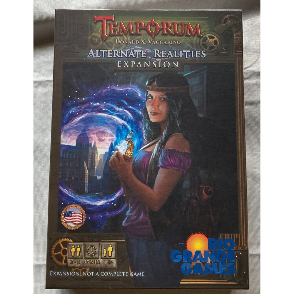 Temporum Alternate Realities Expansion Rio Grande Games 2016 New Factory Sealed
